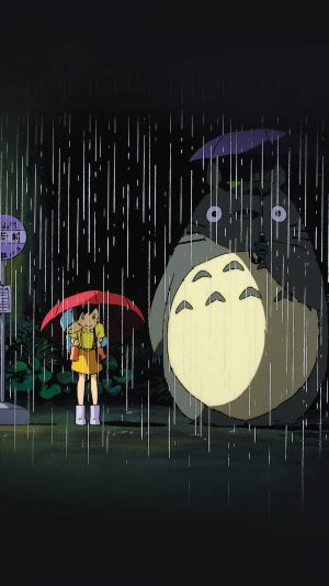 My Neighbor Totoro Art Illust Rain Anime
