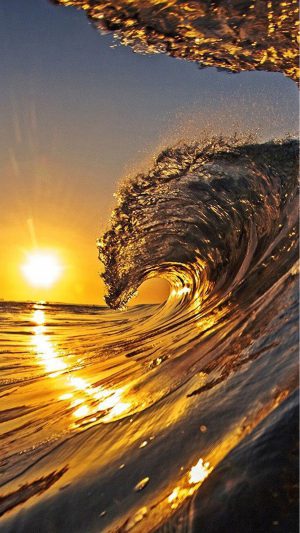 Sunset Waves