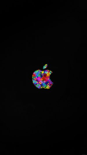 Apple Event Logo Art Dark Minimal