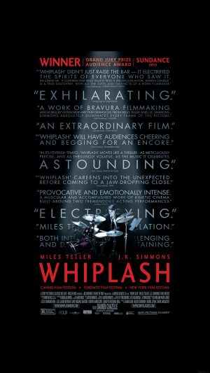Whiplash Poster Film Music Drum Dark