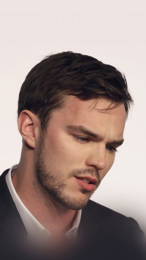 Actor Nicholas Hoult attends a press conference for the film Mad Max: Fury Road at the 68th international film festival, Cannes, southern France, Thursday, May 14, 2015. (AP Photo/Lionel Cironneau)